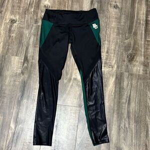 Zoozat Women's Black Baylor‎ University Leggings Size S Activewear